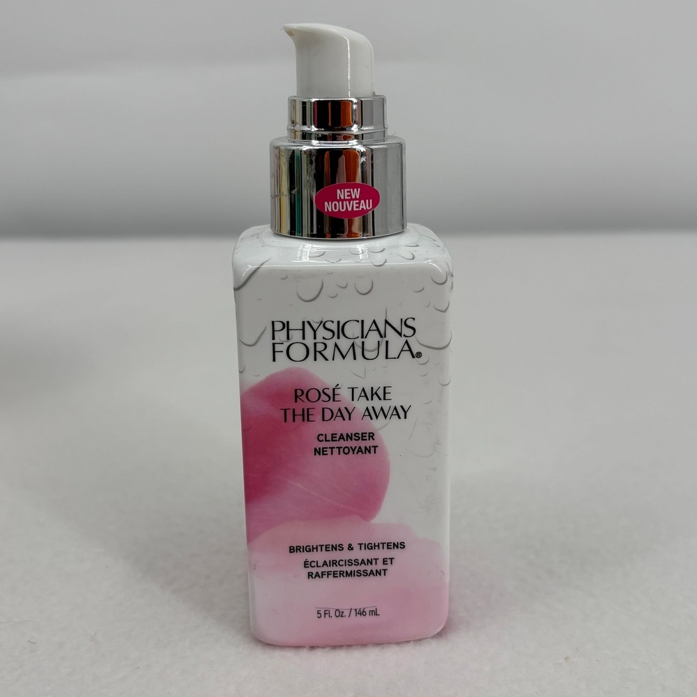 Physicians Formula Rose Take The Day Away Cleanser Brightens Tightens 5oz 146ml